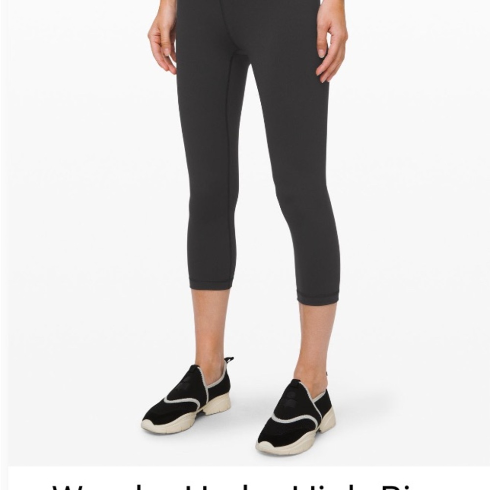 Lululemon Wunder Under High-Rise Crop 21" *Full-On Luon